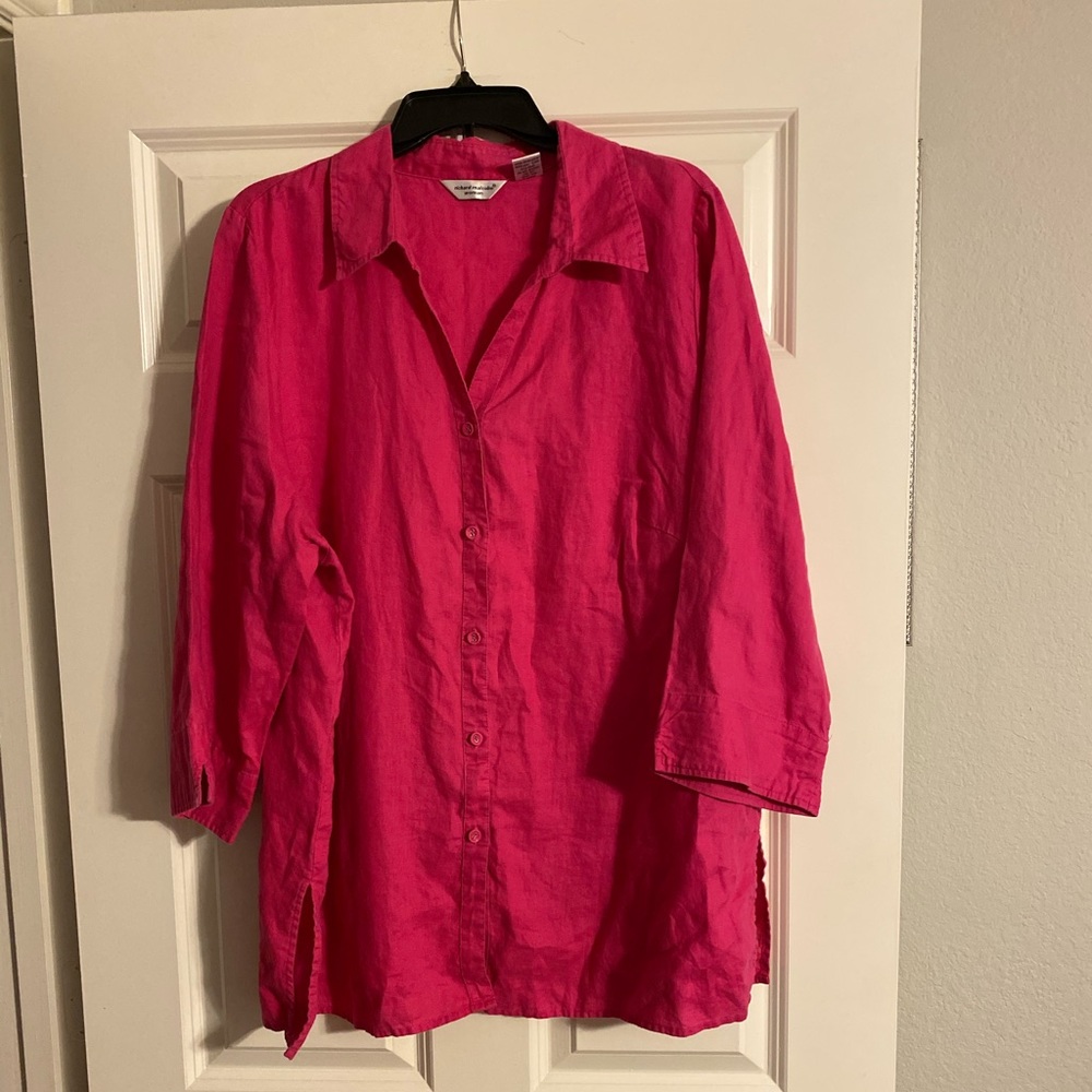 Richard Malcom Woman Linen top